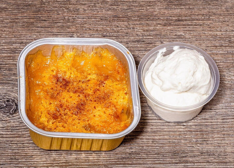 Peach cobbler